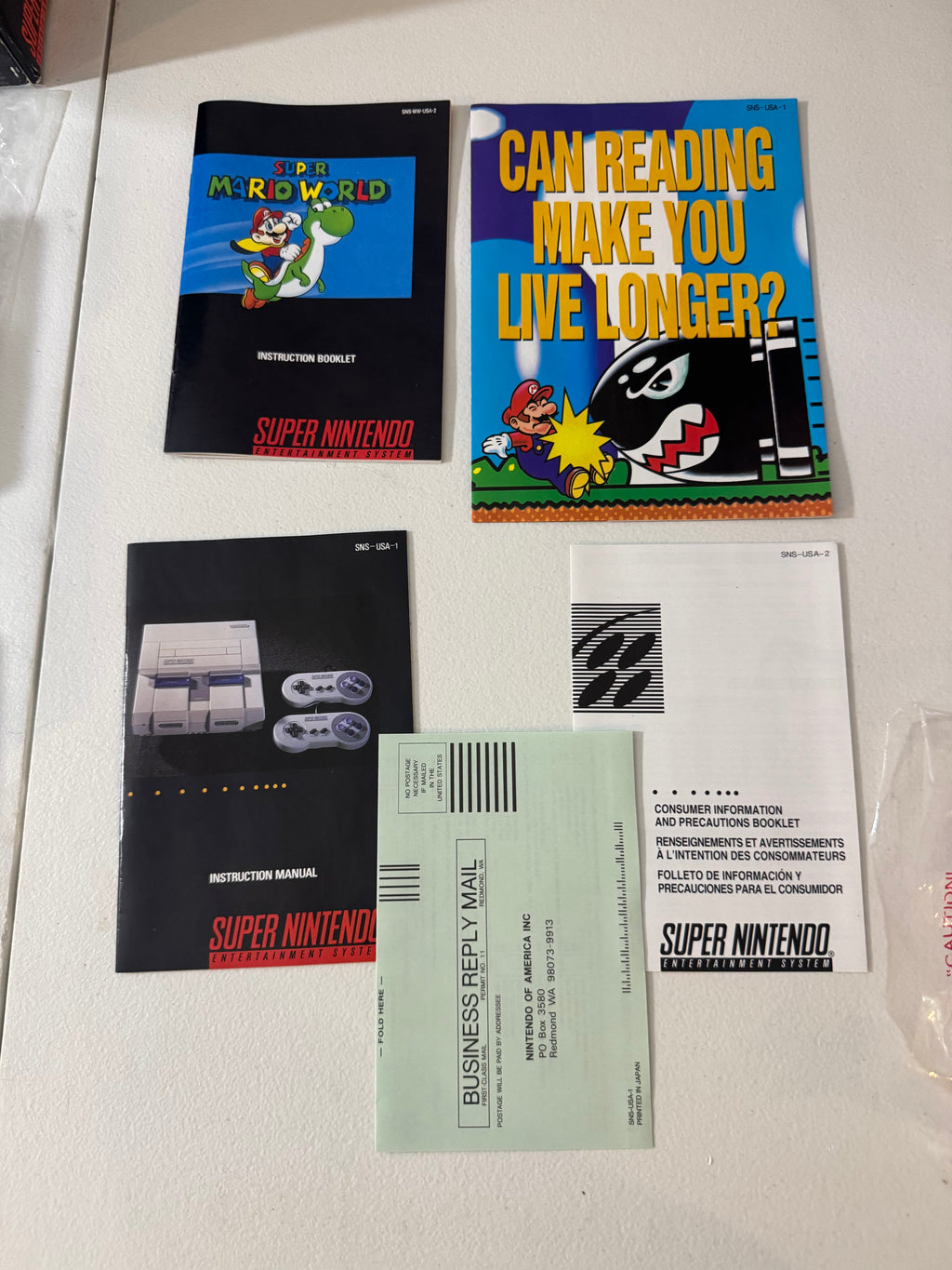 SNES Console Bundle in Box