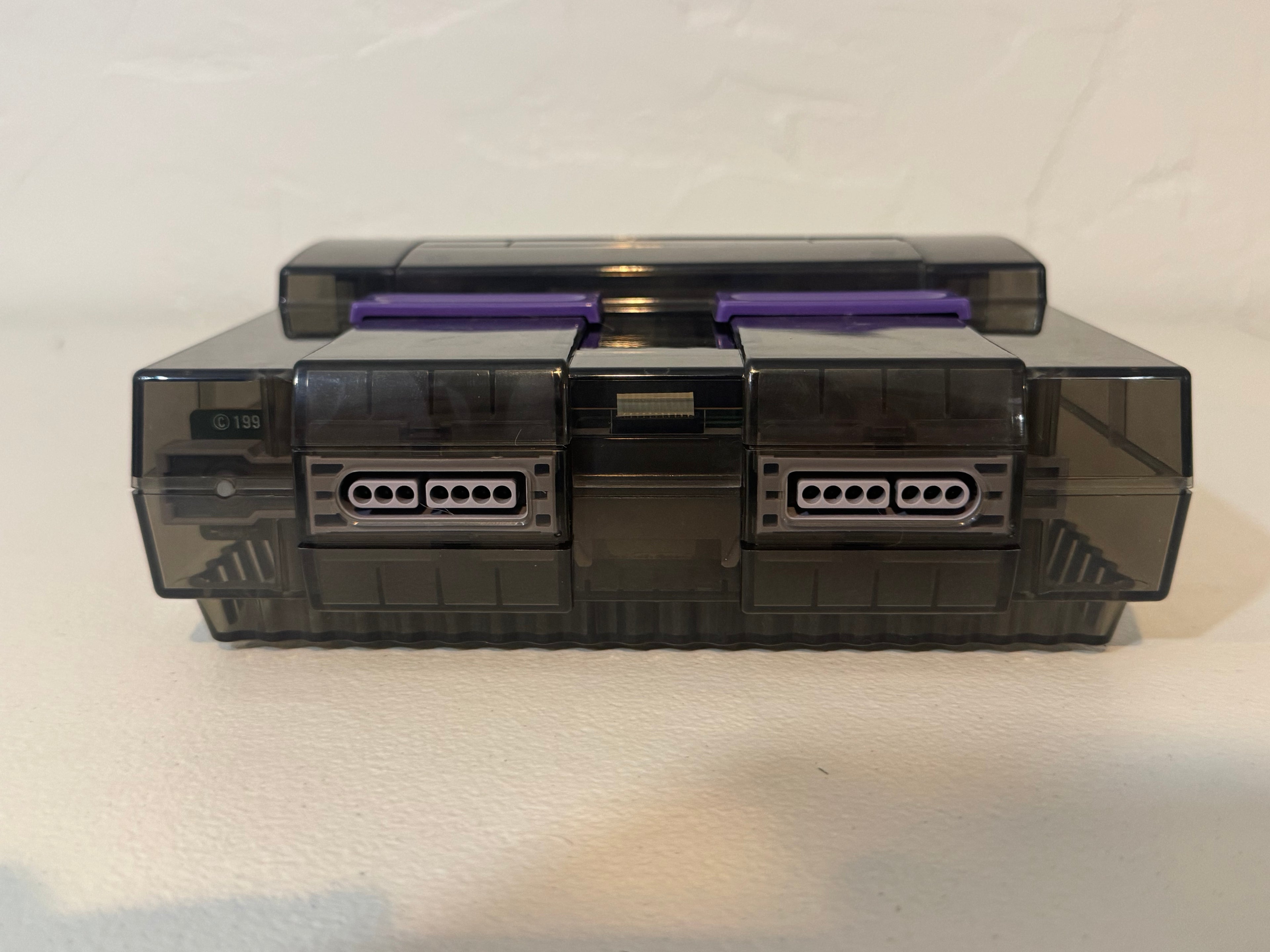 SNES Console Bundle - Smoke Gray Re-Shell