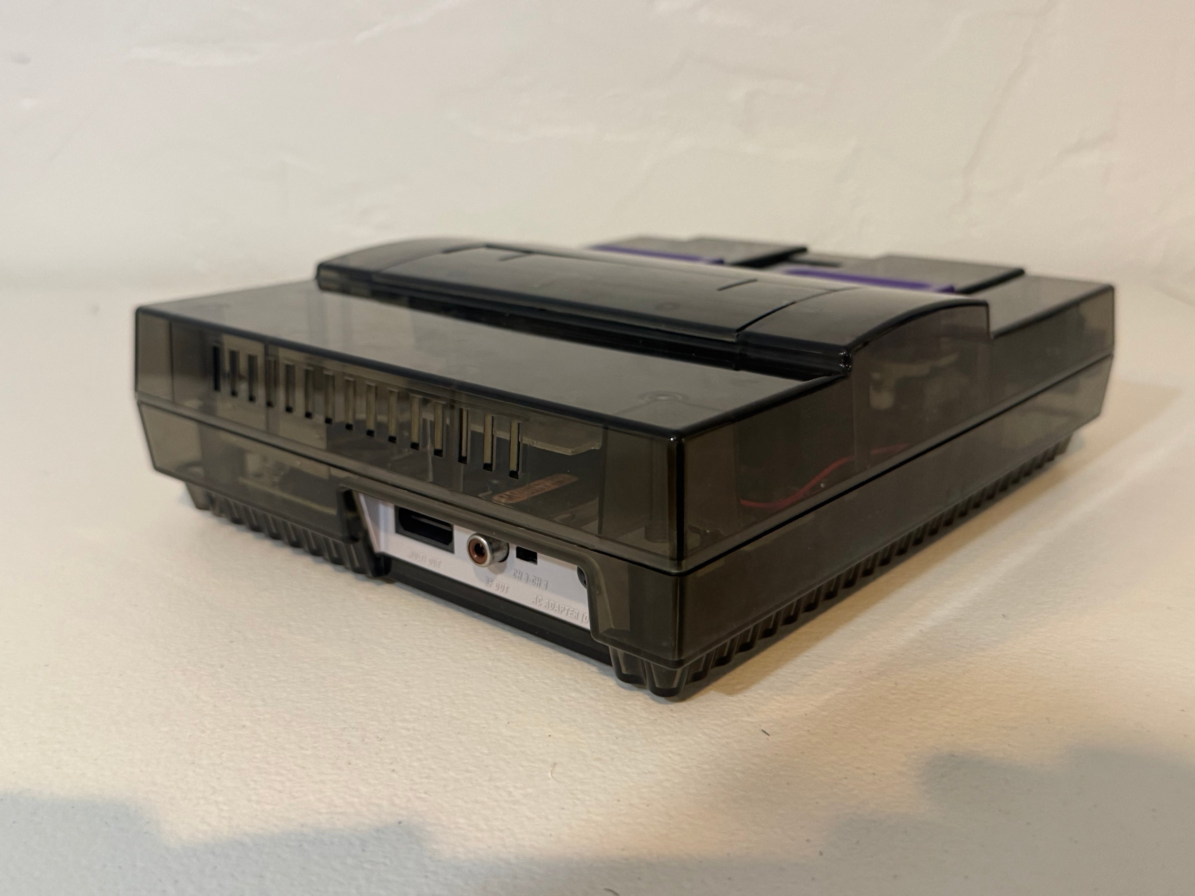 SNES Console Bundle - Smoke Gray Re-Shell