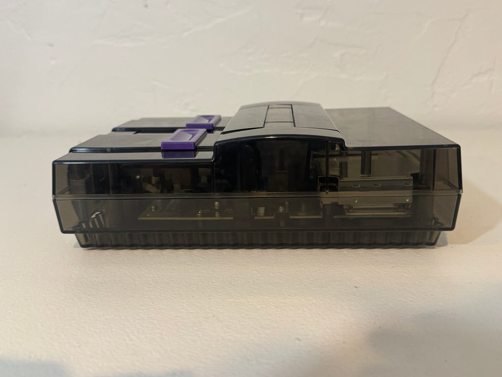 SNES Console Bundle - Smoke Gray Re-Shell