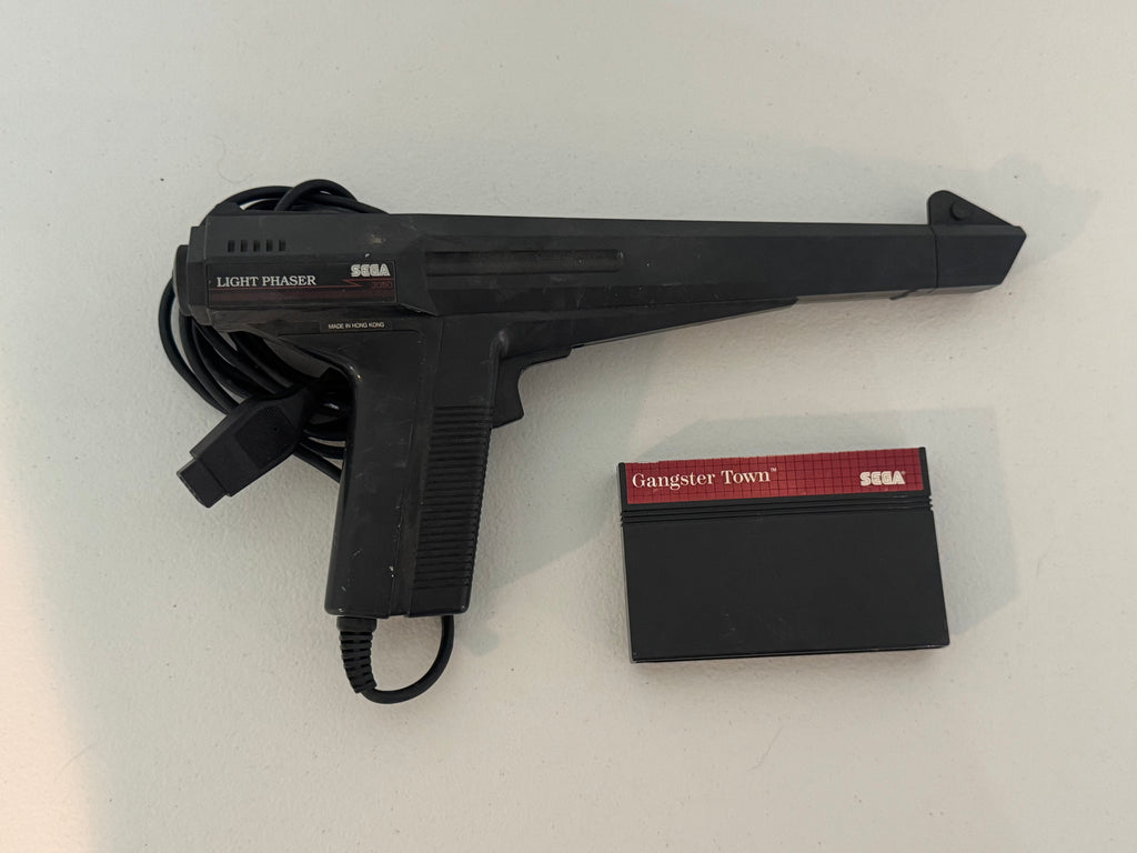Sega Light Phaser & Gangster Town Game - Sega Master System