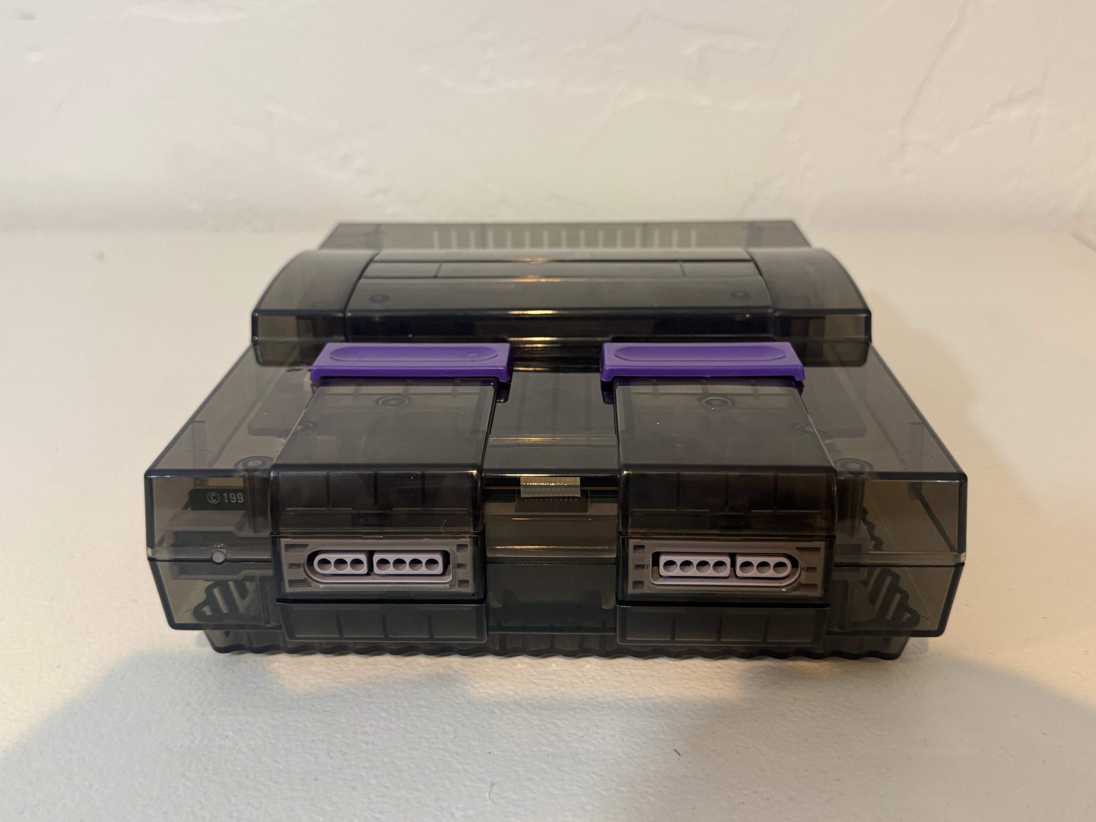 SNES Console Bundle - Smoke Gray Re-Shell