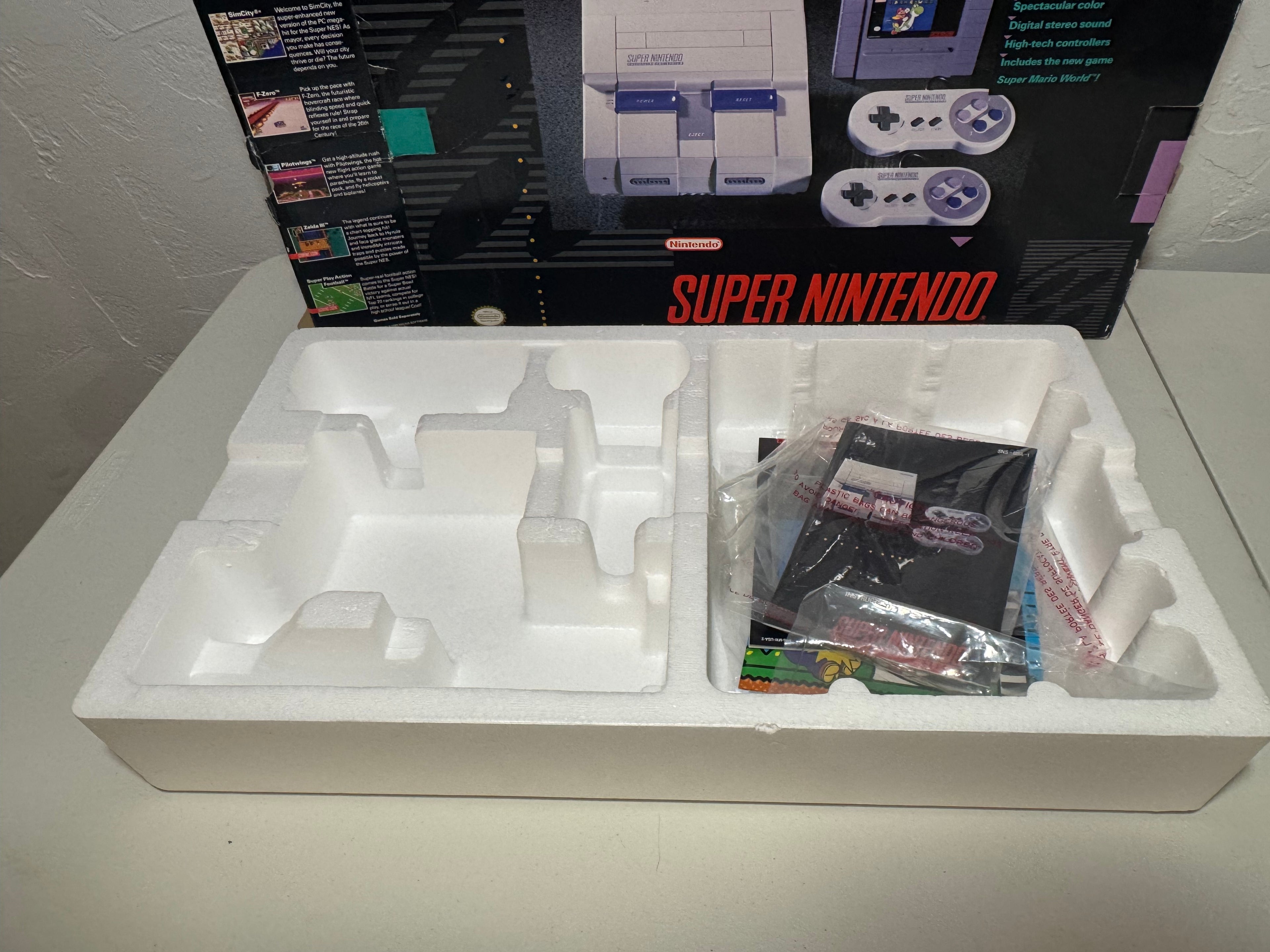 SNES Console Bundle in Box